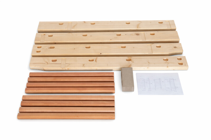 Wooden Swedish Ladder RESTPRO® WOOD 230x65 cm