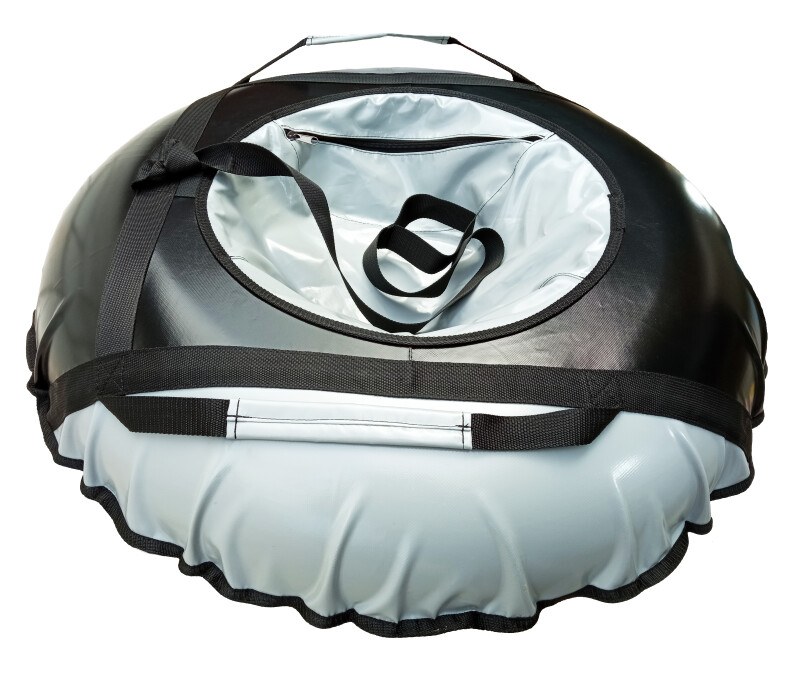 Inflatable Sled “Snow Tube” 110cm, Black-Gray